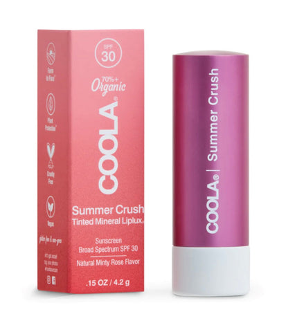 Mineral Liplux Organic TINTED Lip Balm Sunscreen SPF 30