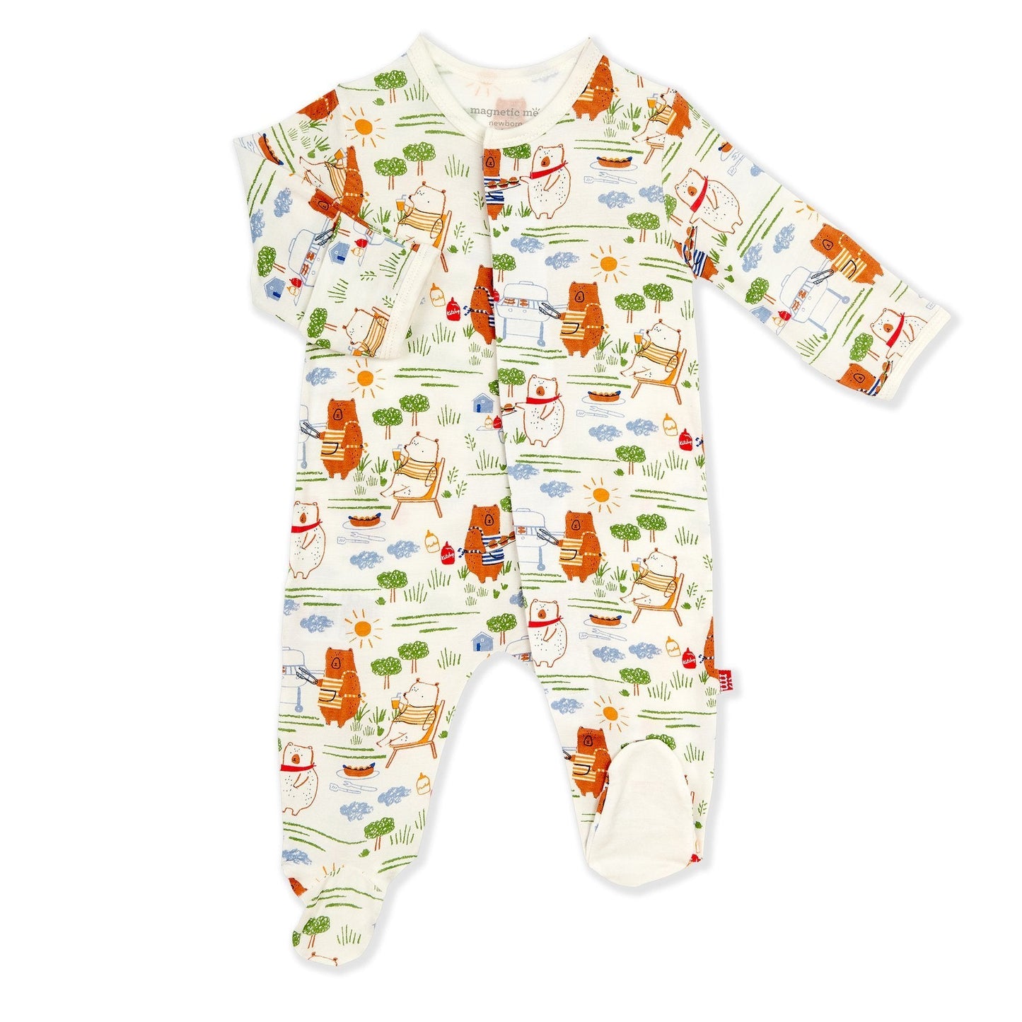 Magnetic Me Bear-b-que Bears Footie