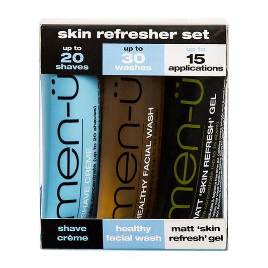 men-u Skin Refresher Set, 3 x 15ml