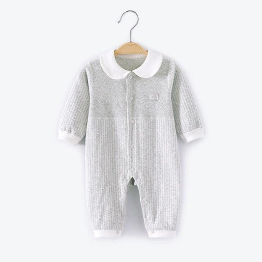 Girl's Clothing Gray / 3M Peter Pan Striped Romper