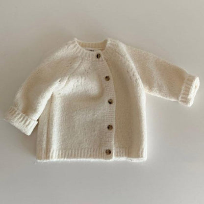Girl's Clothing beige white / 3T Toddler Knit Cardigans